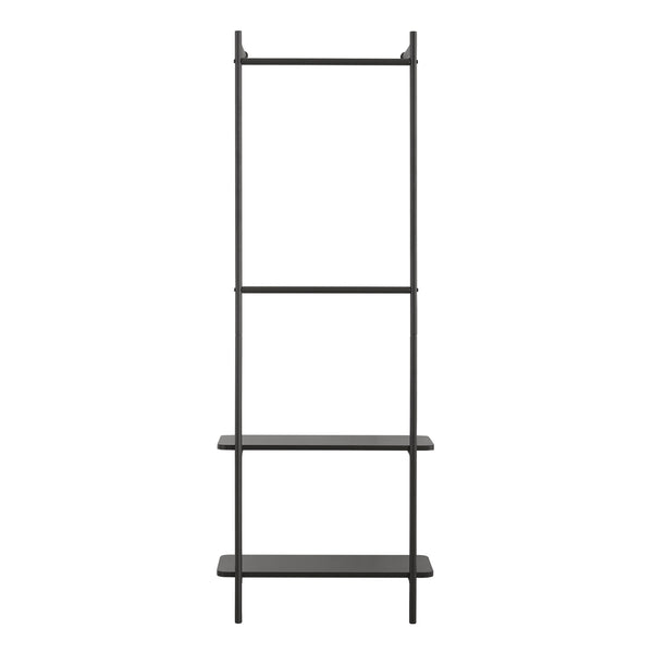 Wieszak ścienny Bremanger 162x60x26cm czarny [en.casa]