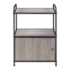 Stolik boczny Gulen czarny/dębowy [en.casa]