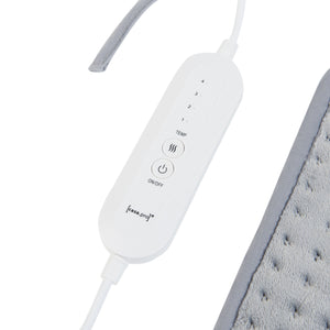 Elektryczna poduszka grzewcza Calvera 80W 50x40cm Szara [en.casa]