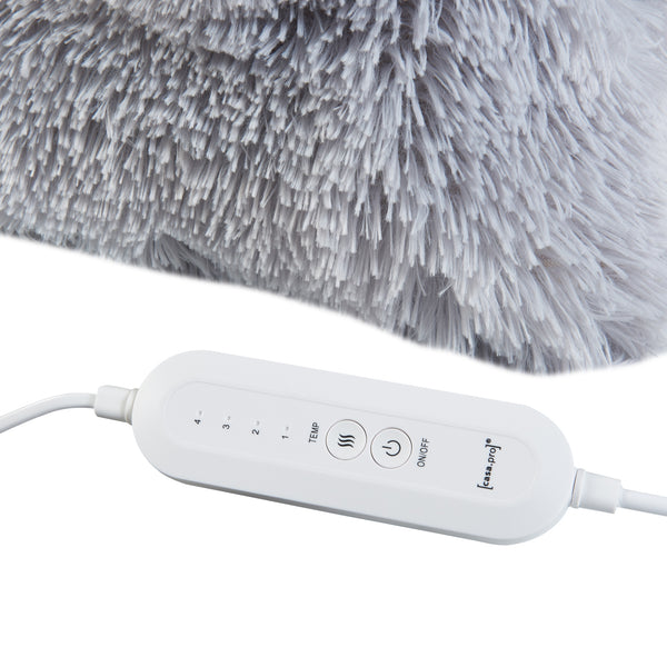 Elektryczna poduszka grzewcza Capurso 100W 40x40cm Szara [en.casa]