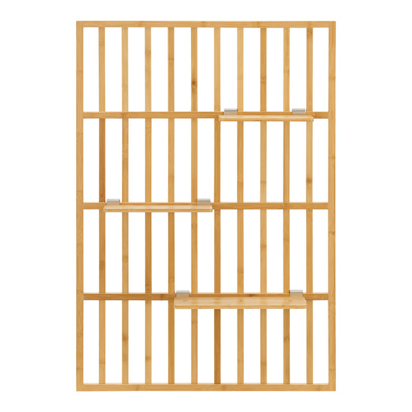 Półka ścienna Røst 120x80x13cm bambus [en.casa]