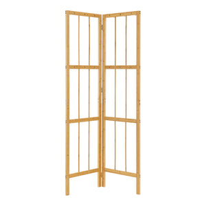 Szafa narożna Hyllestad 165,5x92x8cm bambus [en.casa]