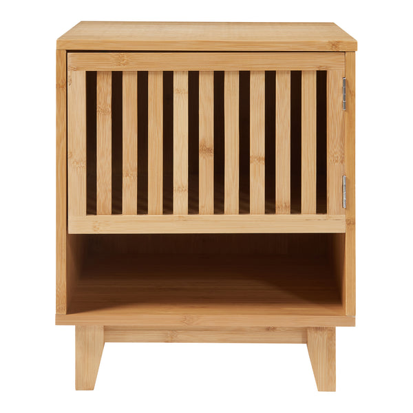 Stolik nocny Ypäjä 50x42x39cm bambus [en.casa]