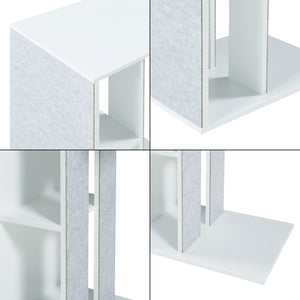 Stolik boczny z powierzchnią do drapania Ljungby White [en.casa]