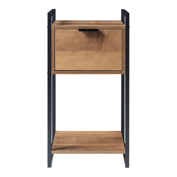 Stolik boczny Namsskogan 62x33x32cm orzechowy wygląd [en.casa]