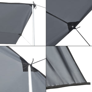 Daszek do przyczepy kempingowej Beuningen 400x240x235 cm szary [pro.tec]