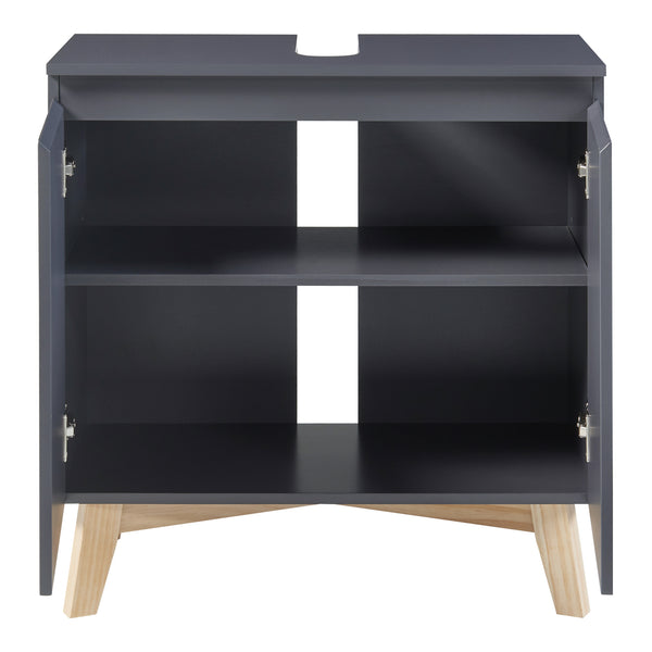 Szafka podumywalkowa Overath 60x60x30cm szara [en.casa]