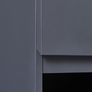 Szafka wisząca Overath 30x30x60 cm szara [en.casa]