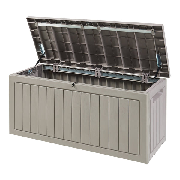 Pudełko do przechowywania Filetto 124x52,5x57 cm Beżowe [casa.pro]