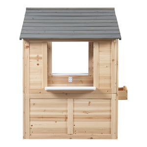 Domek do zabawy Acciano 131x113x97 cm drewno jodłowe [casa.pro]