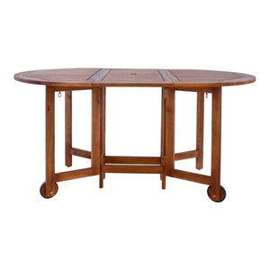 Zestaw mebli ogrodowych Acerenza 7-cz. Akacja FSC®-certyfikowane drewno [en.casa]