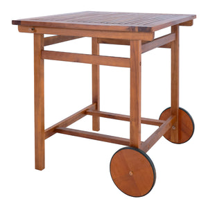 Zestaw mebli ogrodowych Ancarano 5-częściowy z drewna akacjowego z certyfikatem FSC® [en.casa]