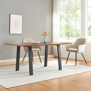 Stelaż do stołu zestaw 2 Kraftisried 72x70cm czarny [en.casa]