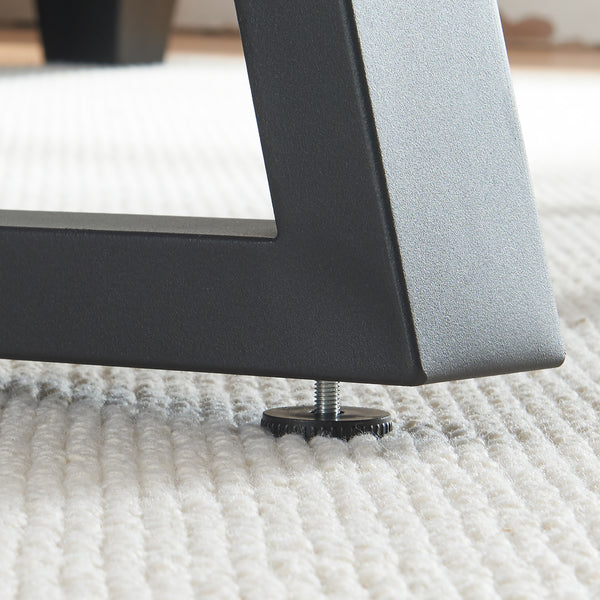 Stelaż do stołu zestaw 2 sztuk Lyngby 72x55/70cm czarny [en.casa]