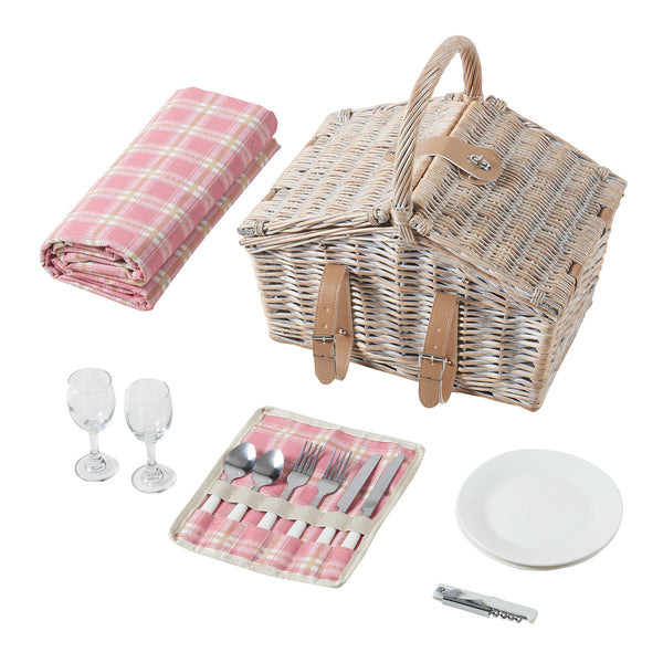 Kosz piknikowy Bucchianico dla 2 osób w komplecie [casa.pro]