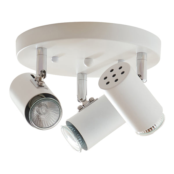 Bathgate lampa sufitowa 3 x GU10 biały [lux.pro]