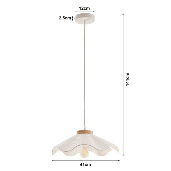 Lampa wisząca Broadway biała [lux.pro]