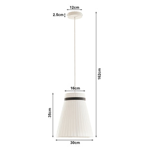 Lampa wisząca Broughton biała [lux.pro]