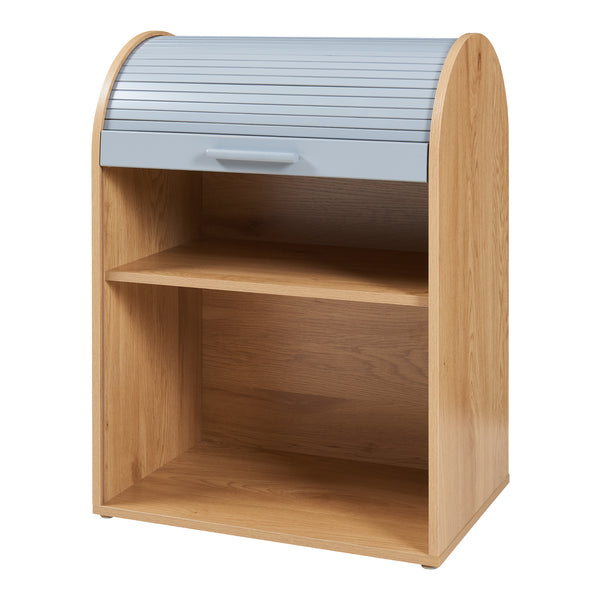 Szafa na rolety Kavlinge 80x60x40 cm bambus/szary [en.casa]