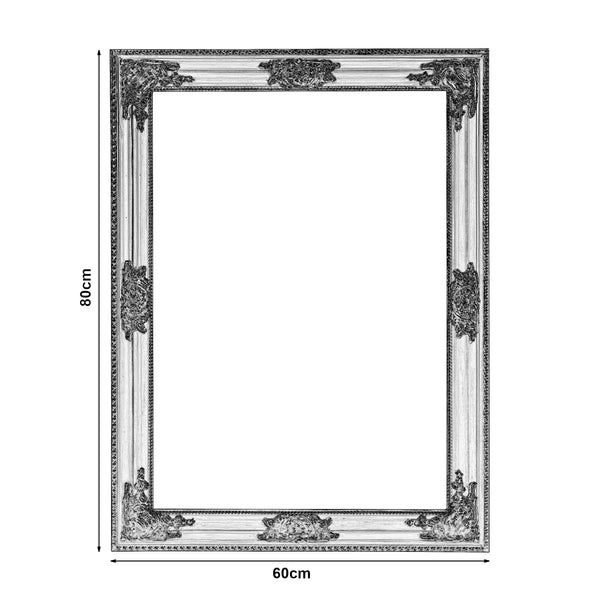 Lustro ścienne Punkalaidun w stylu barokowym 80x60 cm kolor złoty [en.casa]