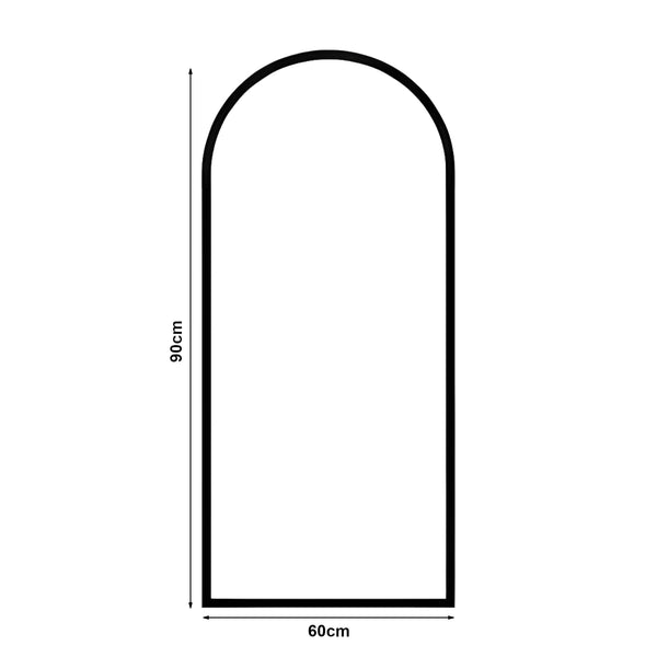 Lustro ścienne Podena 90x60 cm naturalne [en.casa]