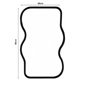 Lustro ścienne Bellerirnu 90x60 cm dąb sonoma [en.casa]