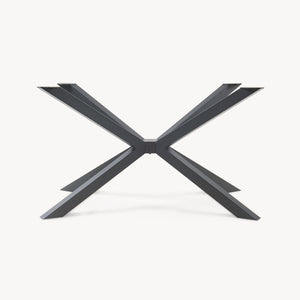 Stelaż stołu Bemeenel 120x75x72 cm stal czarna [en.casa]