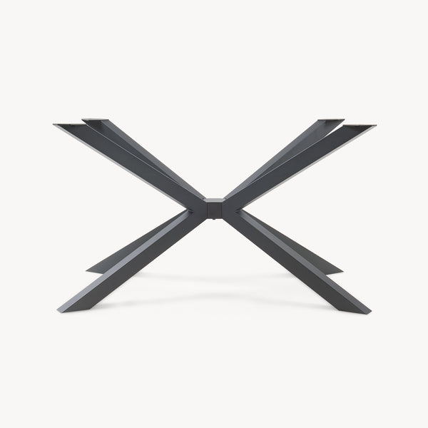 Stelaż stołu Bemeenel 120x75x72 cm stal czarna [en.casa]