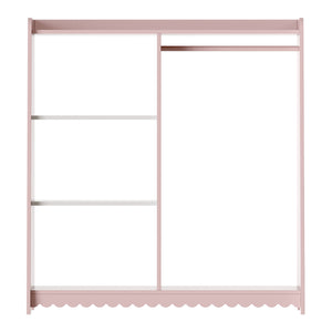 Szafa dziecięca Vestnes 90x80x38 cm Cotton Candy/White [en.casa]