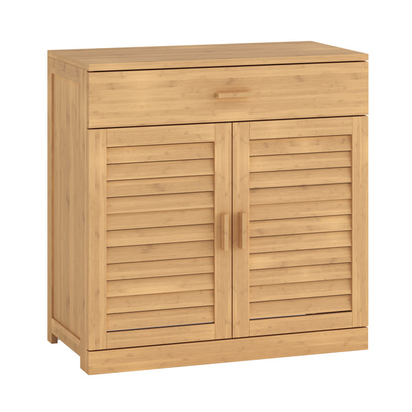 Szafka na buty Aarela 67x66x34 cm bambus [en.casa]