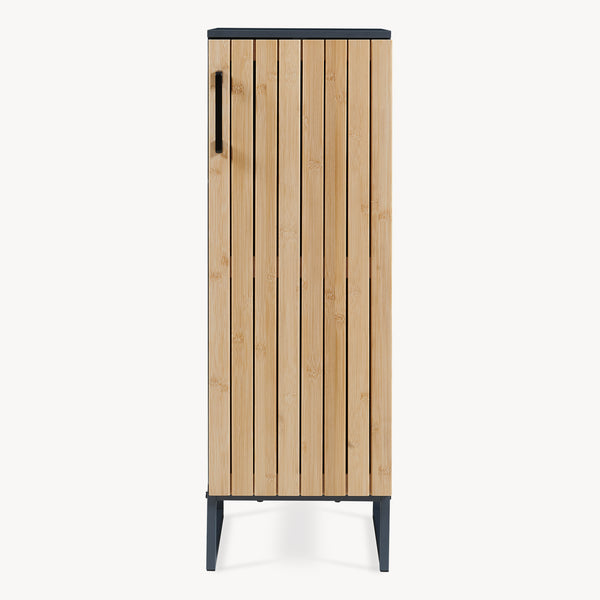 Szafka łazienkowa Svanes 90x30x30 cm Ciemnoszary/Naturalny [en.casa]