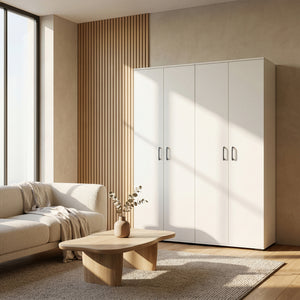 Szafa na ubrania Chalvefted 175x60x35 cm Biała [en.casa]