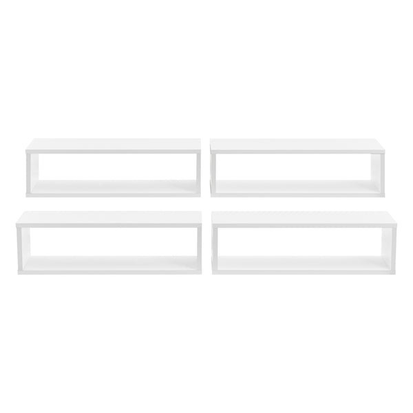 Półka ścienna Fagernes 59x15x17cm zestaw 4 różnych kolorów kolory en.casa