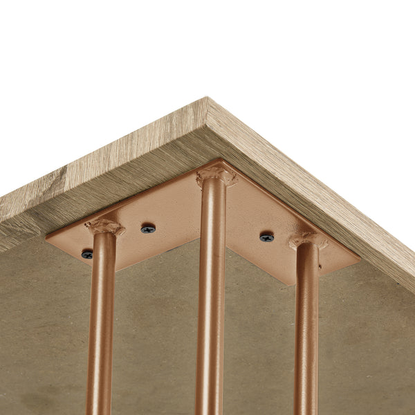 [en.casa]® Nogi metalowe do stołu Hairpin legs zestaw/4 szt. (różne warianty i kolory)