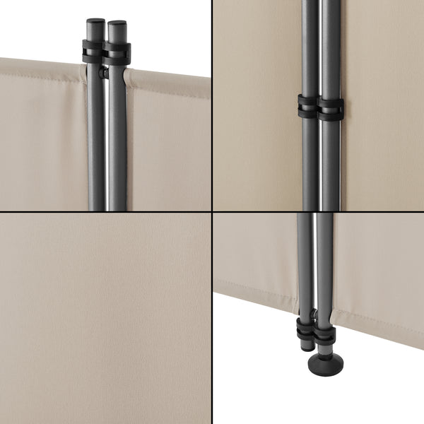 Zewnętrzna ścianka działowa Modica 170x215 cm w różnych kolorach. kolory pro.tec