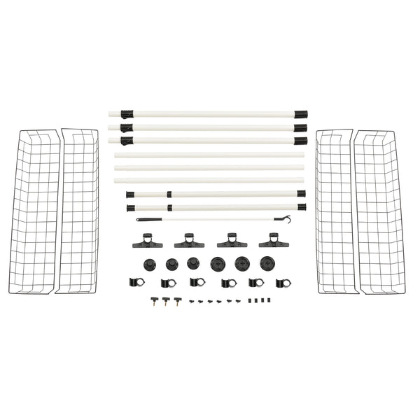 Wieszak teleskopowy Kemi z 3 szynami na ubrania [en.casa]