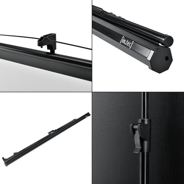 Ekran projekcyjny z statywem 113 cali [in.tec]