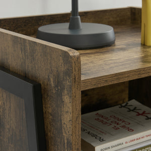 Stolik nocny Andernach 52x42x35 cm kolory drewna en.casa