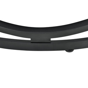 Stolik kawowy Dunedin Ø 79 cm kolory drewna/czarny en.casa