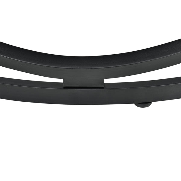 Stolik kawowy Dunedin Ø 79 cm kolory drewna/czarny en.casa