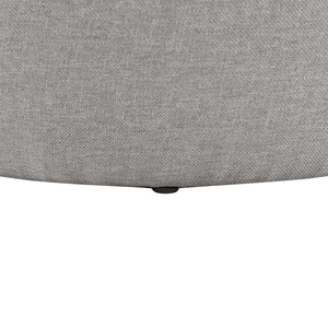 Stolik boczny Napier z miejscem do przechowywania okrągły szary/drewno kolory en.casa