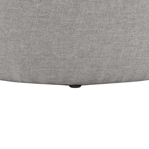 Stolik boczny Napier z miejscem do przechowywania okrągły szary/drewno kolory en.casa