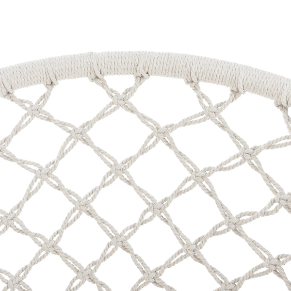 Fotel wiszący Tampico max. 100 kg do użytku wewnątrz i na zewnątrz kremowy casa.pro