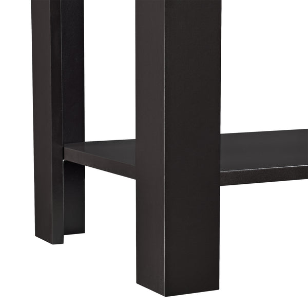 Stolik boczny Chur 60 x 30 x 61,3 cm brązowy en.casa