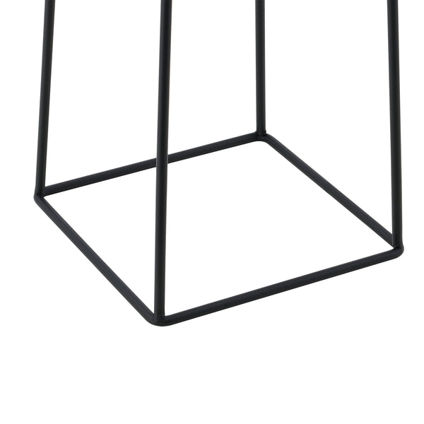 Stojak na doniczkę Meise 2-częściowy czarno-złoty en.casa