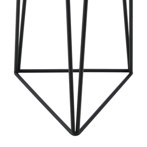 Stojak na doniczkę Menen 2-częściowy czarno-złoty en.casa