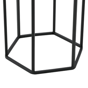 Stojak na doniczkę Malgedem 2-częściowy czarno-złoty en.casa