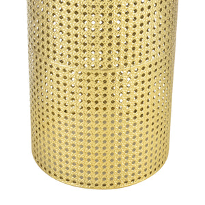 Stojak na kwiaty Lüttich zestaw 2 szt. czarno-złoty en.casa