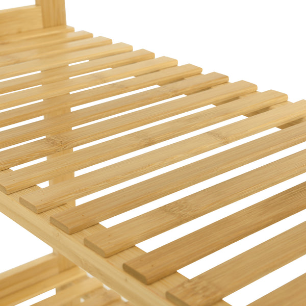 Regał bambusowy Karlskoga 60x26x130cm naturalne drewno [en.casa]