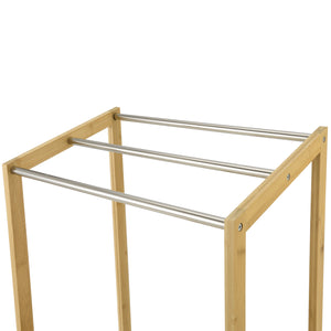 Uchwyt na ręczniki z bambusa Kautokeino 51x31x85 cm [en.casa]